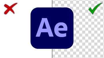 After Effects에서 흰색 배경을 빠르게 제거하는 방법!