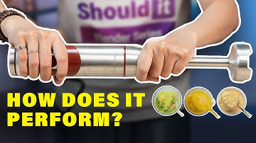 MegaWise Pro Titanium Reinforced 3-in-1 Immersion Blender Review - Shouldit Blender Series