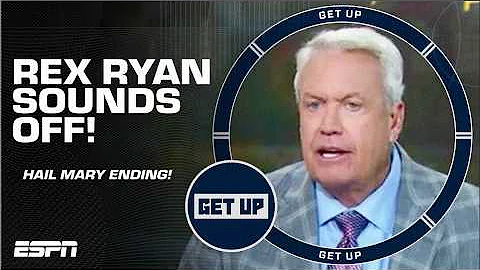 🚨 ‘EMBARRASSMENT!’ 🚨 Rex Ryan SOUNDS OFF on Bears vs. Commanders HAIL MARY! | Get Up