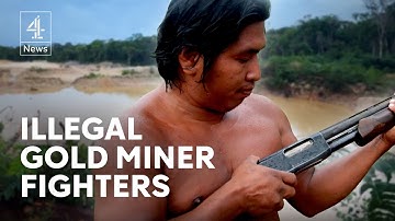Inside the battle against illegal gold mining in the Amazon