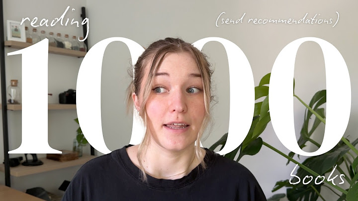 Reading 1000 Books (BookTok made me do it)
