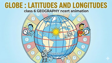 Globe: Latitudes & Longitudes | Class 6 Geography | Whiteboard Animation for UPSC & SSC Exams