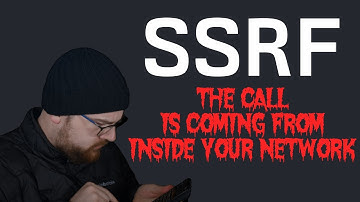 SSRF: The call is coming from inside your network