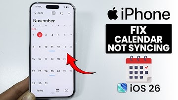 [iOS 26] iPhone Calendar Not Syncing - Here’s Fix