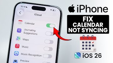[iOS 26] iPhone Calendar Not Syncing - Here’s Fix