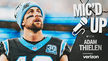 Adam Thielen MIC’D UP vs Tampa Bay Buccaneers | Carolina Panthers