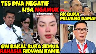 LISA NGAMUK‼️TES DNA NEGATIF‼️Otw KPK Buka Rahasia Ridwan Kamil. Pihak RK Buka Peluang Damai⁉️