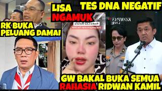 LISA NGAMUK‼️TES DNA NEGATIF‼️Otw KPK Buka Rahasia Ridwan Kamil. Pihak RK Buka Peluang Damai⁉️