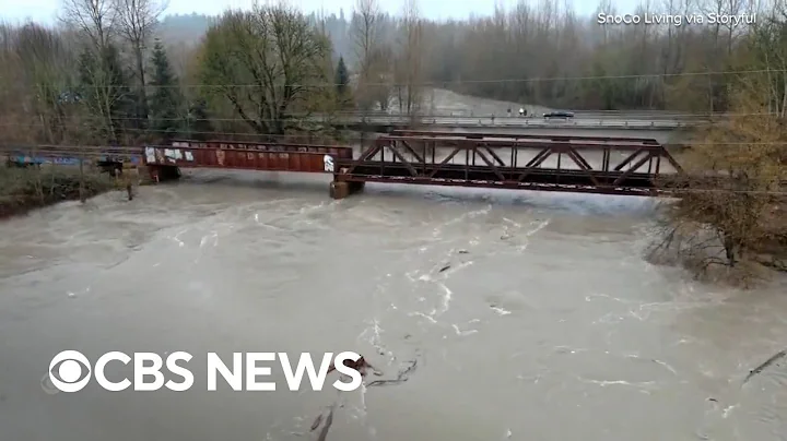 Footage shows Washington flooding, rescue efforts amid evacuation orders, state of emergency