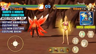 NARUTO X BORUTO Ultimate Ninja STORM Connection (Android) OFFLINE - MOD PACK V 1.50 COSTUME BIKINI