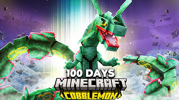 I Spent 100 Days as a LEGENDARY Trainer in Pokémon Minecraft VS. My RIVAL (Cobblemon 1.7)