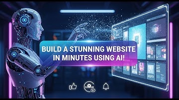 Create a Stunning Website in Minutes Using AI — No Coding Needed! 💡🚀