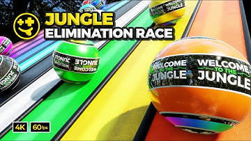 *NEW* Jungle Elimination Race  | #marbles #marblerun #marblerace #asmr #sensory