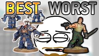 EVERY 40K FACTION'S Best and Worst Models!