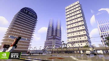 I Found the Most Realistic Minecraft City Ever! 4K RTX