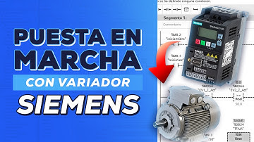 Puesta en marcha de un motor trifásico con variador Siemens Sinamics V20