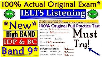 IELTS LISTENING PRACTICE TEST 2025 WITH ANSWERS | 27.11.2025