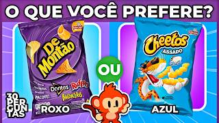 🔄️ O QUE VOCÊ PREFERE? 🟦 Azul vs Roxo 🟪 | Jogo das escolhas #quiz #macaquiz