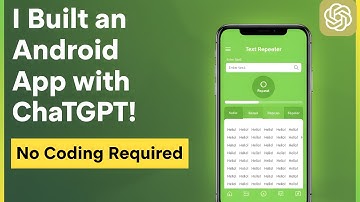 I Made a Text Repeater App With ChatGPT and No Coding!