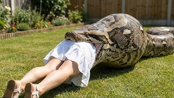 rescue animal: Giant Reticulated Python Attack: 9-Meter Monster Snake Found in Backyard Garden