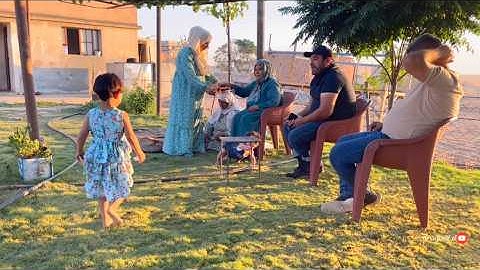 اول ايام العيد عزيمة في بيت محمود موسى وخالتي وحيدة