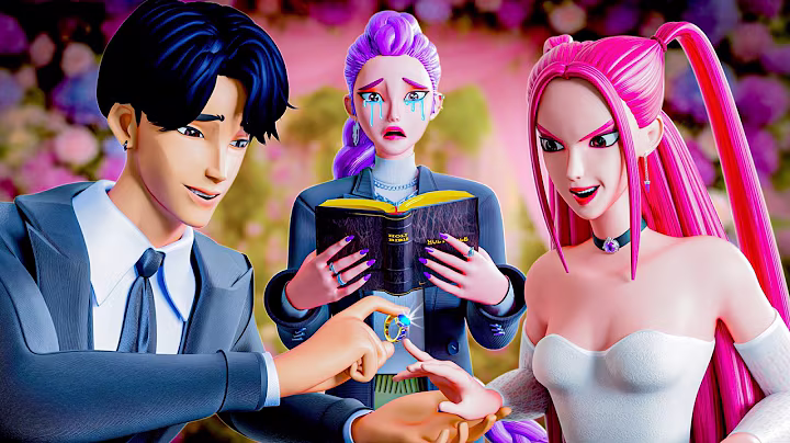 JINU & RUMI Get MARRIED! KPop Demon Hunters Animation