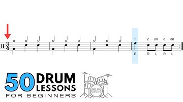 Lesson 32: 3/4 Time Signature | 50 Drum Lessons for Beginners: Learn to Read & Play