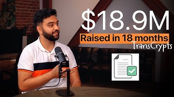 Transcrypts: The Math Behind His $18.9M Seed Round 