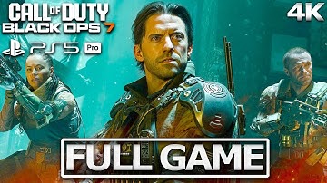 BLACK OPS 7 SOLO Full Gameplay Walkthrough / No Commentary【FULL GAME】4K 60FPS Ultra HD