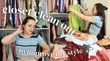 whole closet clean out | journey to a fashion glow up