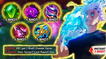 MOONTON THANKS FOR NEW XAVIER ONE SHOT BUFFED BUILD! 😱 | XAVIER NEW BEST BUILD 2025!