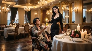 女總裁相親坐錯桌，窮小子一眼透過她的豐滿看到體內凶煞隨手給了塊玉佩，3秒後竟救了她的命，女總裁瞬間愛上，說什麼都要嫁給他！#圣光天师