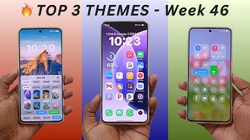 🔥Top 3 HyperOS 3.0 Chinese Themes For Global Users | Must Try Themes!⚡