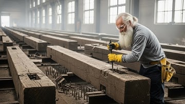 Incredible Process Of Making Furniture of 72-Year-Old Carpenter