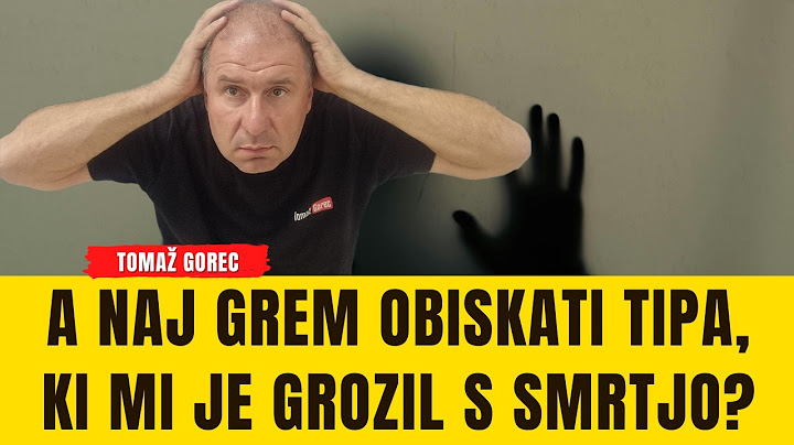 Ljudje mi ne verjamejo, da sem dobil grožnjo s smrtjo zaradi Zale Klopčič. 😠