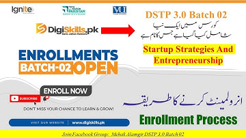 digiskills 3.0 batch 2 enrollment | enrollment dstp 3.0 batch 02
