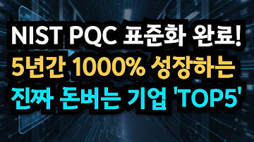 2030년까지 폭발 성장할 PQC 수혜 기술과 기업 5곳