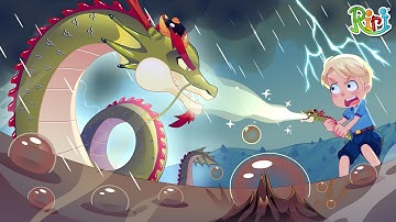 MENAKUTKAN! Tanah Lumpur Meletus karena Ulah Naga Raksasa! Dongeng Anak Bahasa Indonesia