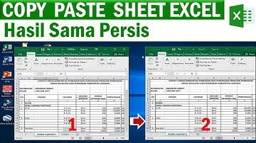 CARA COPY PASTE SHEET EXCEL HASIL SAMA PERSIS