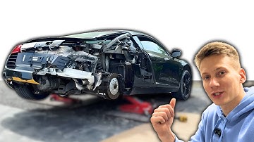De GOEDKOOPSTE manier om een ​​gecrashte Audi R8 te herbouwen