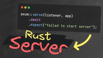 Creating an Axum Web Server in Rust is easy!