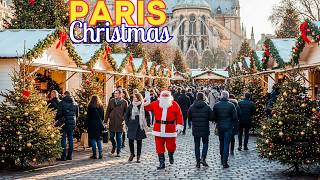 2 December 2025 – Paris Christmas Walk 🎅 | Winter Evening Walking Tour | 4K HDR