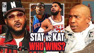 Karl-Anthony Towns vs Amar'e Stoudemire | Ja Rule and Carmelo break down LEGENDARY Knicks 1-on-1s