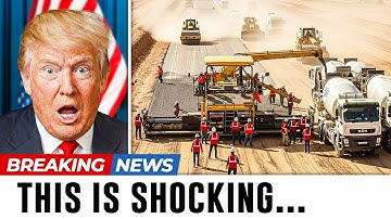 You Won’t Believe How US Engineers Build Huge Concrete Roads Using Mind-Blowing Machines