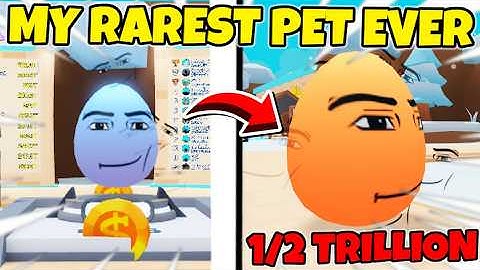 I Hatched MY RAREST PET EVER In Bubble Gum Simulator INFINITY