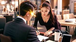 Poor guy awakens superpower, sees through gorgeous CEO & lands her $100M deal! She vows to bear his