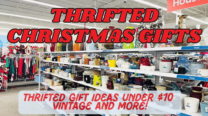 THRIFTED GIFT IDEAS UNDER $10! | Thrifting for Christmas and Vintage Home Decor!