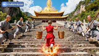 Bocah pengangkut air ternyata punya jurus hebat dan kalahkan tiga biksu Shaolin sendirian!