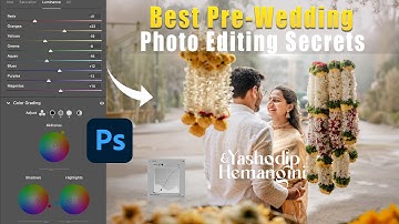 Hidden Secrets of Pre-Wedding Editing | Full Photoshop Retouch & Color Grading 2025