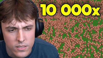 Building 10,000 Copper Golems to Break Minecraft